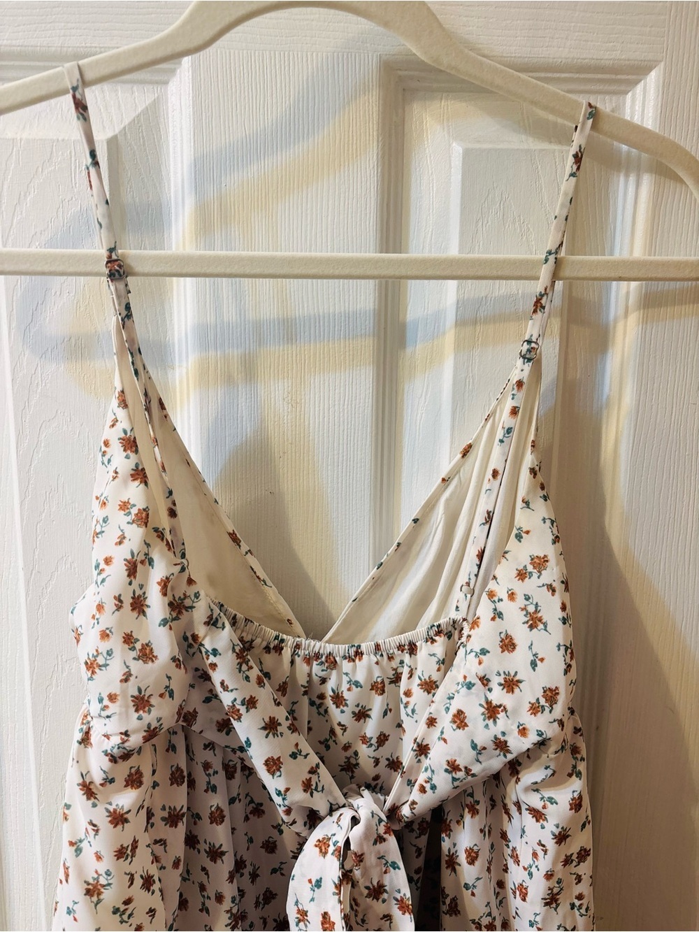Princess Polly White Floral Empire-Waist Mini Dress - Picture 7 of 7